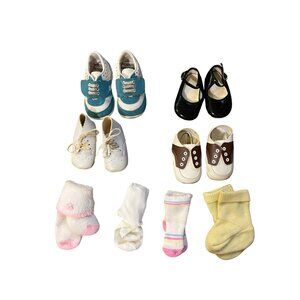 Vintage Infant Shoes and Socks Used